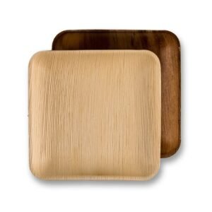 8 Inch Square Palm Plate