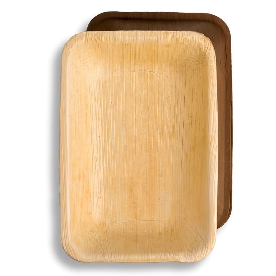 22" x 12" Extra Large Palm Leaf Platter